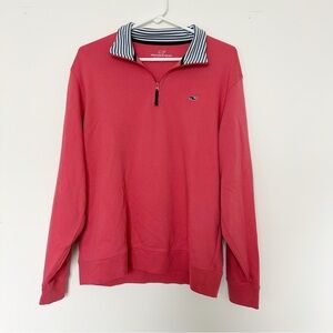 Vineyard Vines Men's Great Bay Quarter Zip Pullover Size Medium